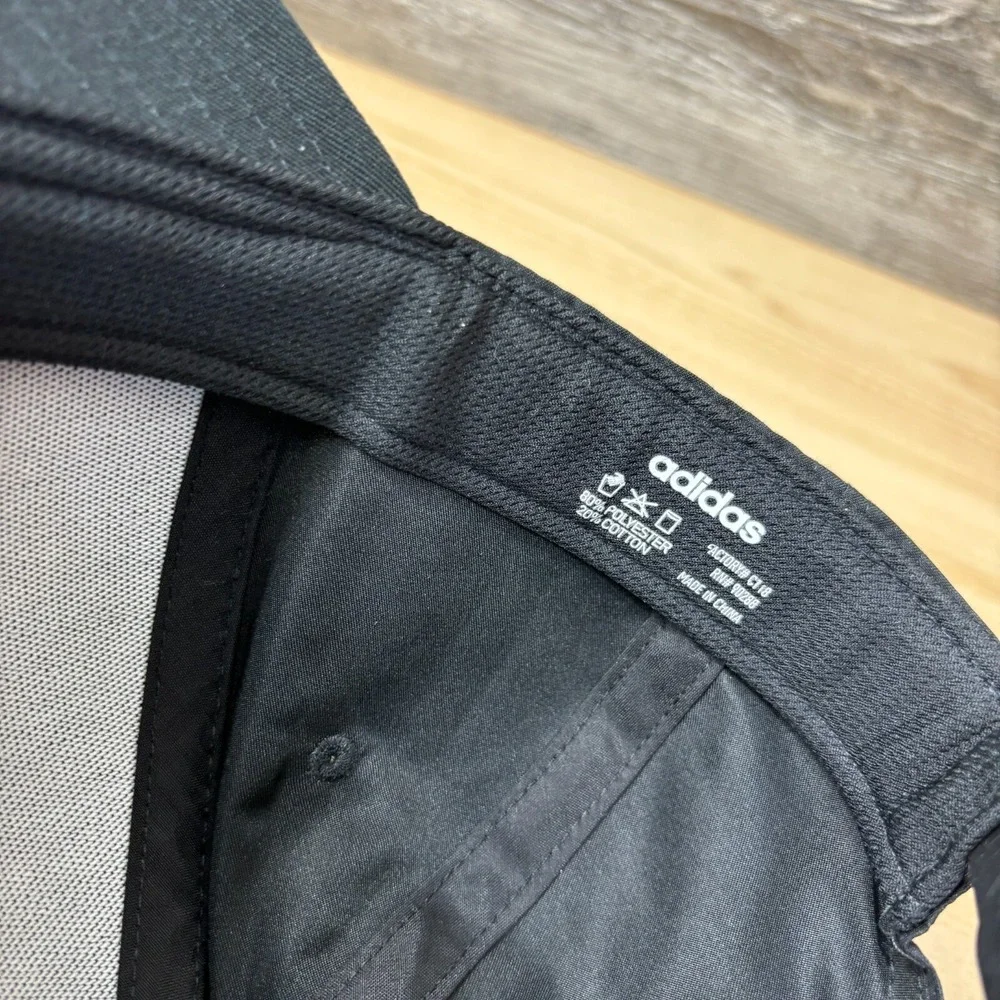 Adidas Hat Cap Strap Back Black Performance Climalite Adjustable‎